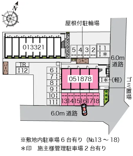 ★手数料０円★さいたま市北区吉野町１丁目 月極駐車場